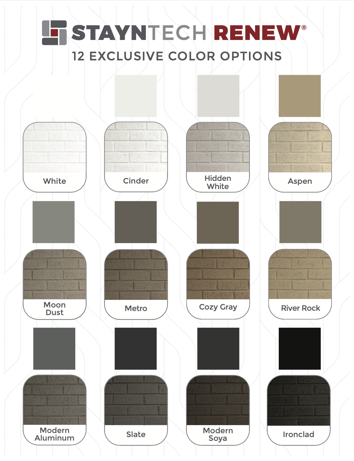 Stayntech® Color Selection Guide