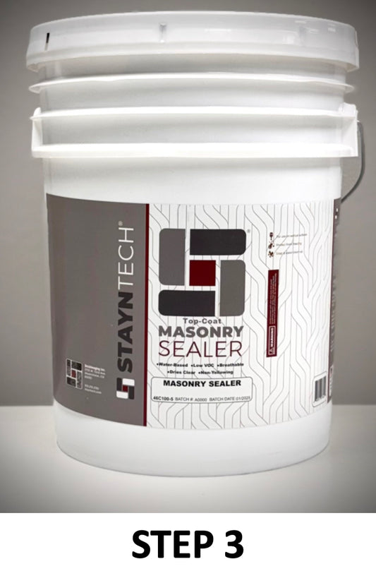 Stayntech® Masonry Top-Coat SEALER: 5 gallons